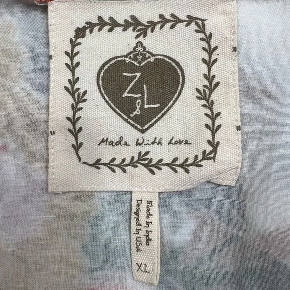 Z&L Floral Kaftan Cover-Up (HAT not included) - Picture 6 of 7